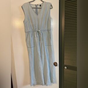 Chambray jumpsuit